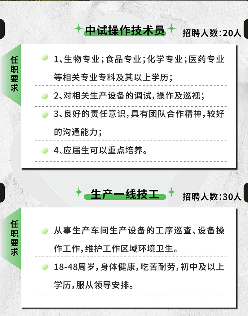 【尊龙凯时招聘】寻找优秀的你，我在尊龙凯时生物等你(图2)